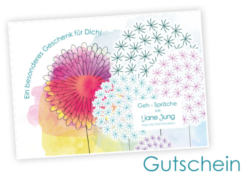 Gehspräche und Coaching Gutschein